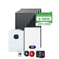 5-12KW All-in-One Off-Grid Solar Power System with LiFePO4 Battery & Hybrid Inverter | 30-Year Warranty