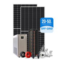 All-in-One 20-50KW Off-Grid Solar Power System - Complete Hybrid Solution with LiFePO4 Battery Bank