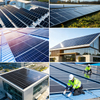 Commercial 30kW 50kW On-Grid Solar System Tier 1 PV Panels 3 Phase Grid Tied Power Plant High Efficiency Industrial Solar Kit