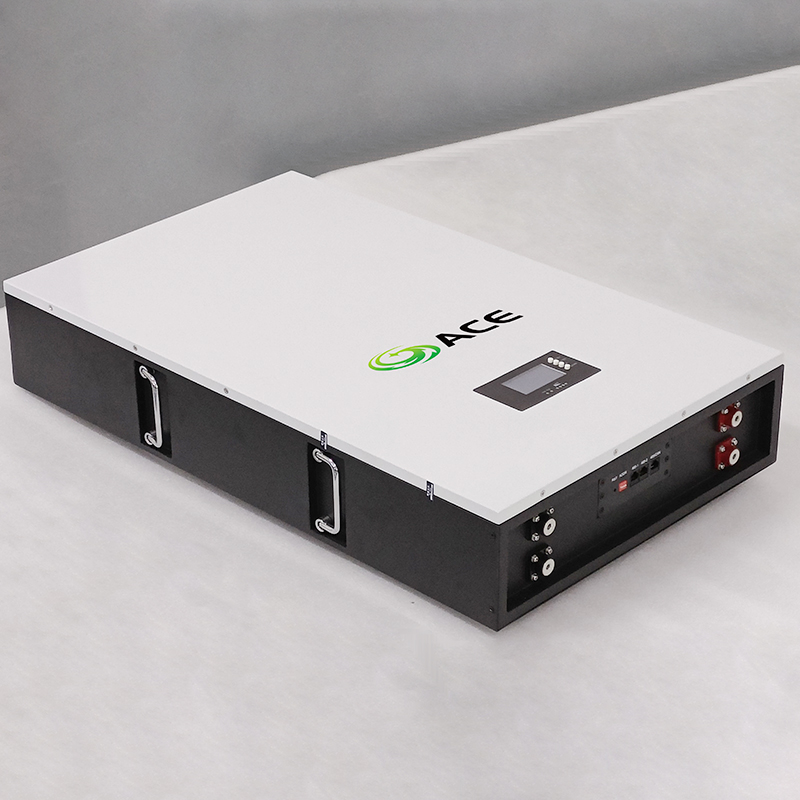 Indoor Wall Mount LFP Battery 51.2V 5.12kWh & 10.24kWh, Max 10 Units Parallel Connection, LiFePO4 Battery for Household Solar Backup Power