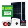15KW 20KW 30KW On-Grid Solar System with Growatt Inverter High Performance PV Power Station for Residential Grid-Tie Use