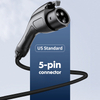 NACS AC EV Charging Cable J1772 EV Charger Connector, IP65 Waterproof American Standard EV Charging Gun