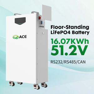 Floor Standing LiFePO4 Battery with Wheels 51.2V 14.336kWh IP65 Home Energy Storage