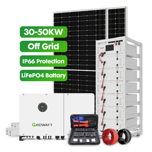 30kW to 50kW Standalone Off Grid Solar Power Station Off Grid Solar Kit With Energy Storage For Remote Industrial Projects