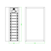 80V 200AH Lithium Battery System, High Voltage Energy Storage Battery for Commercial & Industrial ESS