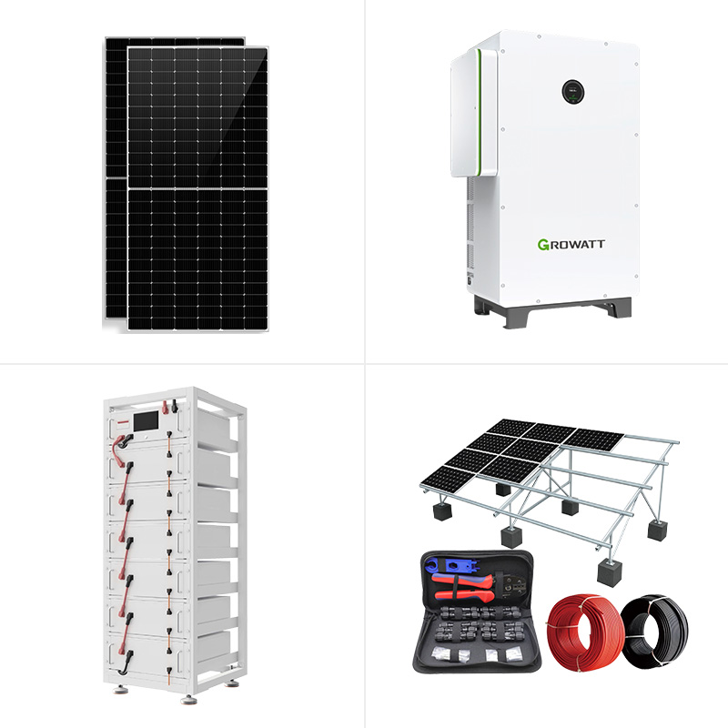 50kW-100kW Hybrid Solar System | Three Phase Large Scale Hybrid PV Energy Storage System For Industrial Plant, Commercial Park & Factory Peak Shaving