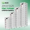 High Voltage LiFePO4 Battery 204.8V-512V 100Ah | >6000 Cycles 5/10 Years Warranty ESS Energy Storage