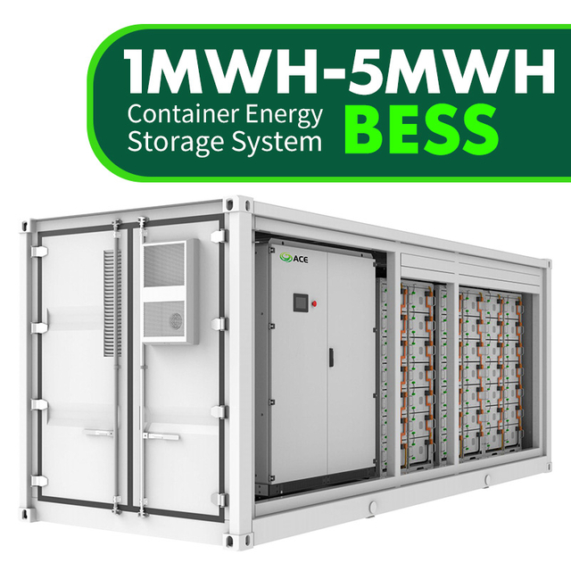 Sistema de almacenamiento de energ&iacute;a en contenedores BESS LiFePO4 de 1MWh-5MWh para proyectos de red y energ&iacute;as renovables