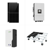 3kW-10kW Hybrid Solar System Kit Grid Tied Solar Power System With Battery Backup For Home Emergency Power Supply