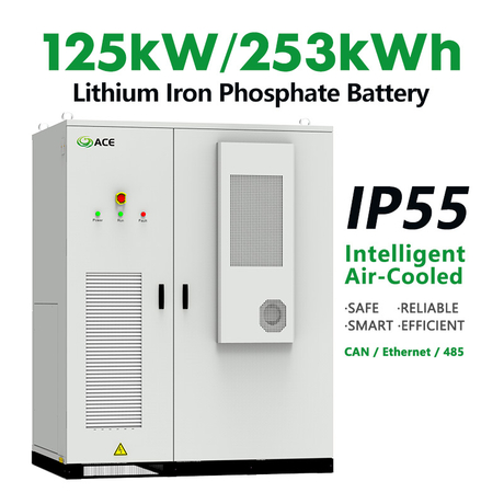 125kW 253kWh Air-cooled C&I Energy Storage System, IP55 LiFePO4 Battery Energy Storage System (BESS) for Commercial & Industrial Projects