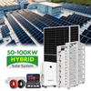 50kW-100kW Hybrid Solar System | Three Phase Large Scale Hybrid PV Energy Storage System For Industrial Plant, Commercial Park & Factory Peak Shaving