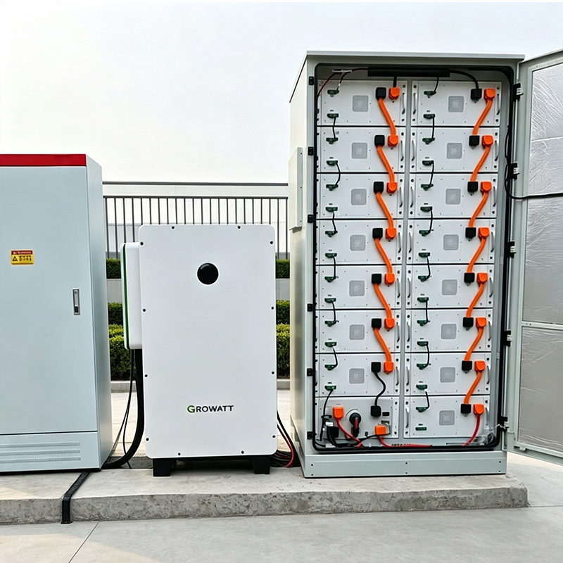 Growatt WIT 50-100kW Three Phase Hybrid Solar Inverter Supports High Voltage Battery, 380/400/415Vac Grid, IP66 Protection. Ideal for Commercial & Industrial Energy Storage Projects