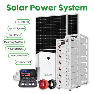 50kW-100kW Hybrid Solar System | Three Phase Large Scale Hybrid PV Energy Storage System For Industrial Plant, Commercial Park & Factory Peak Shaving