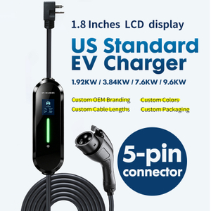 J1772 NACS AC EV Charging Gun | American Standard EV Charging Cable IP65 Waterproof