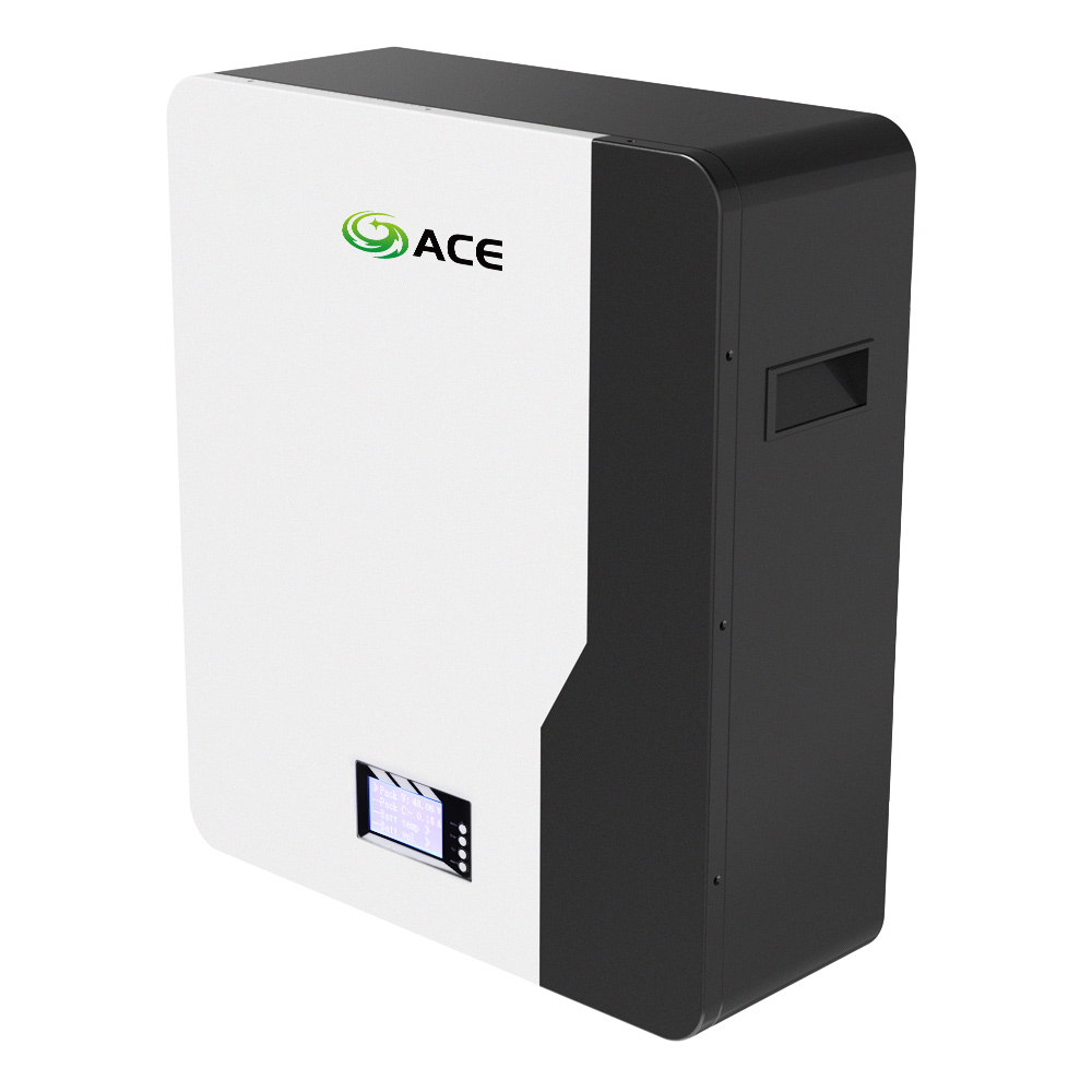 ACE 5.12kWh 51.2V 100Ah LiFePO4 Lithium Battery Pack, 6000 Cycles, 10-Year Warranty, RS485 CAN Communication, Solar Energy Storage Battery for Off-Grid & Hybrid Solar System