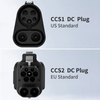 7kW 16kW 20kW Portable DC EV Charger CCS1 CCS2 Handheld DC Fast Charging Box, IP43 Outdoor Portable Electric Vehicle Charger