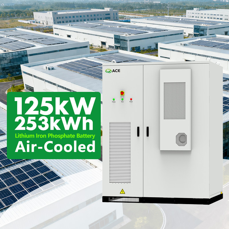 125kW 253kWh Air-cooled C&I Energy Storage System, IP55 LiFePO4 Battery Energy Storage System (BESS) for Commercial & Industrial Projects