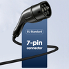 Pistola de carga para veh&iacute;culos el&eacute;ctricos de CA tipo 2 de 3,5 kW y 7 kW | Conector de cargador EV est&aacute;ndar de la UE con pantalla LCD de 1,8 pulgadas, resistente al agua IP65