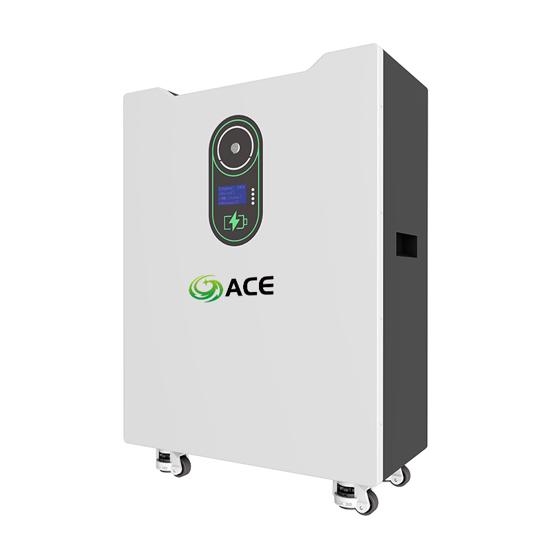 15kWh 51.2V 300Ah Wheeled Floor-Standing LiFePO4 Lithium Battery Pack 6000 Deep Cycles, 10-Year Warranty Mobile Solar Energy Storage Battery for Off-Grid & Hybrid Solar Systems