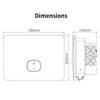 Growatt MID 30-50KTL3-X2 Three Phase On Grid Solar Inverter | 3/4 Independent MPPT Trackers, IP66 Outdoor Protection for Small Commercial Rooftop PV Systems
